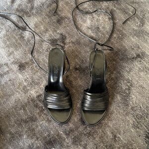 Black Strappy Sandals